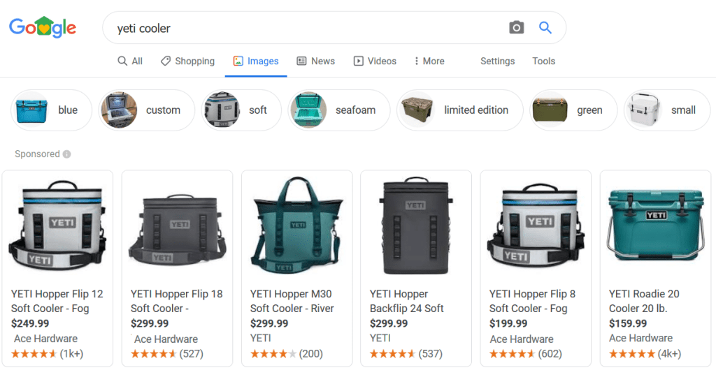 Google Shopping Images