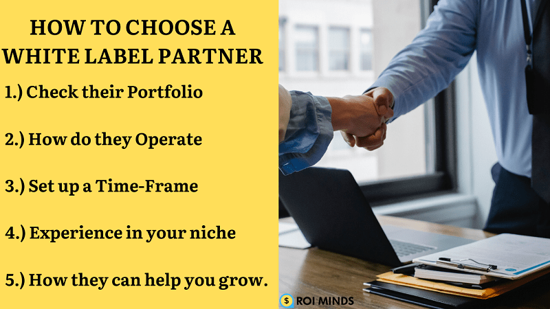 How to choose a white label partner