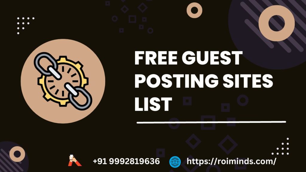 free guest posting sites list