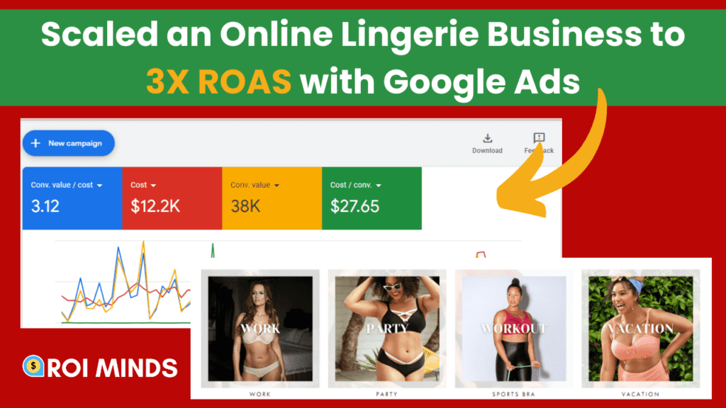 Secrets to Scale an Online Lingerie Business to 3X ROAS with Google Ads