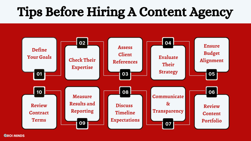 Tips Before Hiring A Content Agency