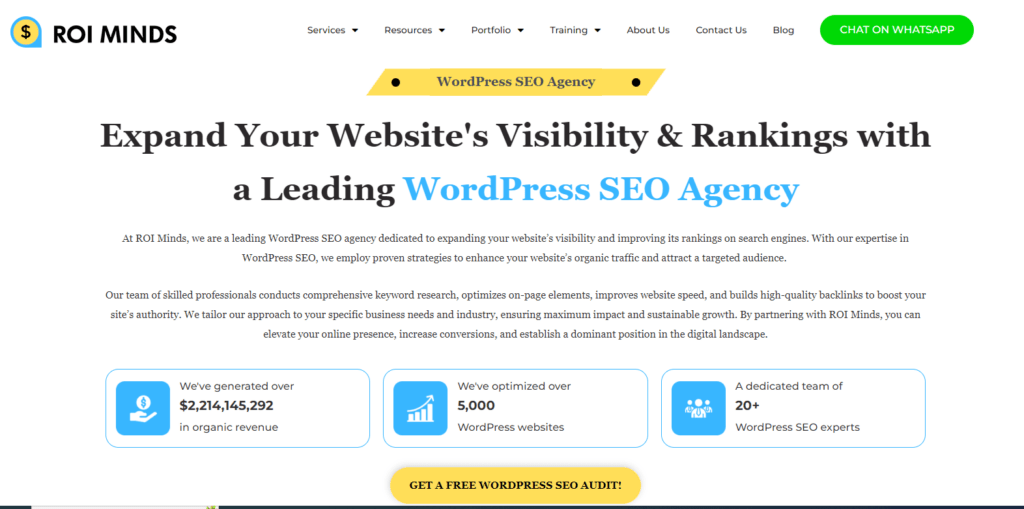 ROI Minds - WordPress SEO Agency